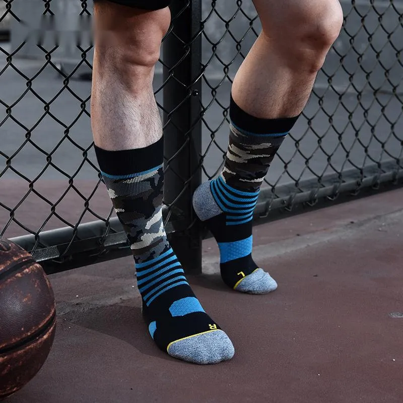 2-Pack Camouflage Sport Cotton Socks for Men