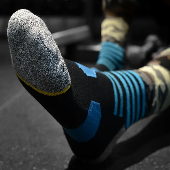 2-Pack Camouflage Sport Cotton Socks for Men