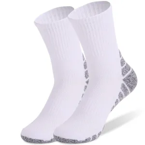 2Pack Outdoor Sports Therma Thickened Towel Bottom Sock EU43-47 White
