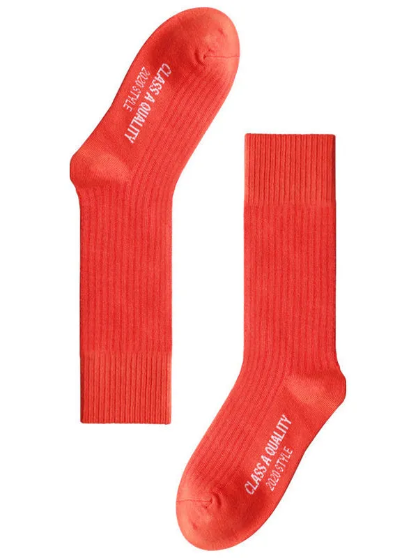 5 Pack Mens Solid Cotton Calf Sock