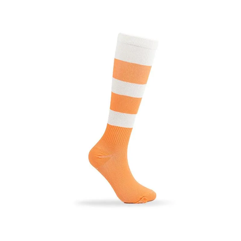 5 Pairs Non-Slip Striped Compression  Socks