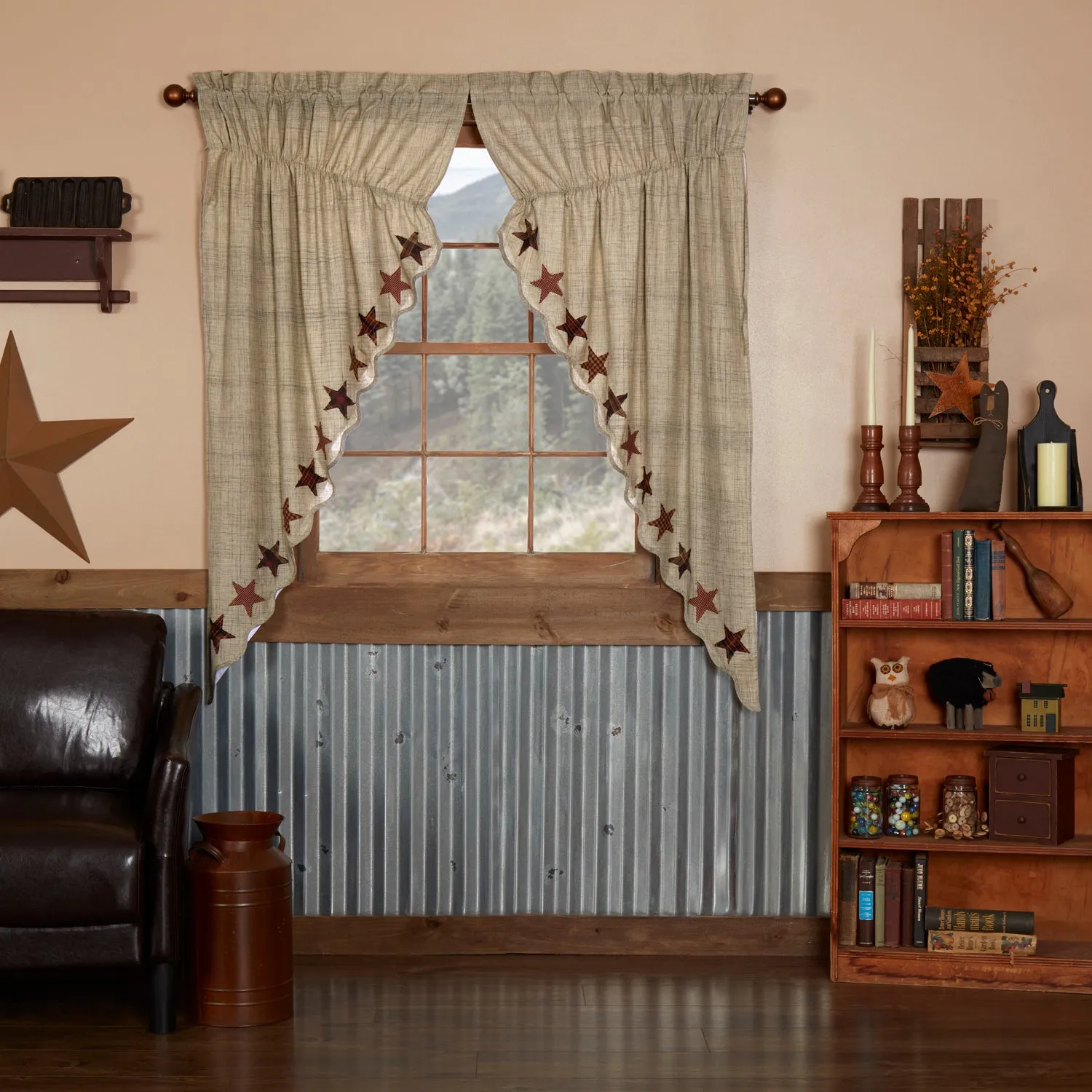 Abilene Star Prairie Panel Set of 2