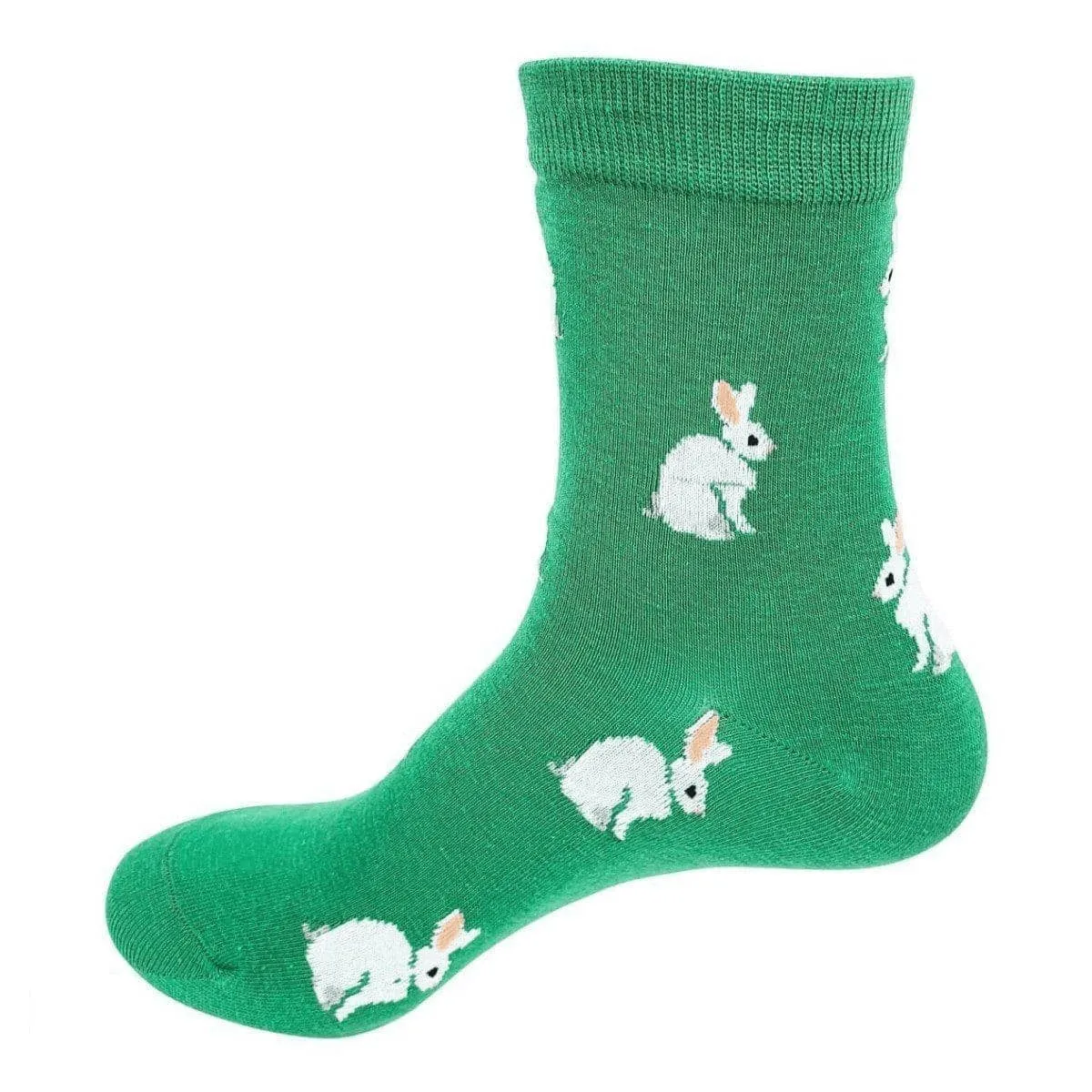 Animal Socks White Bunny
