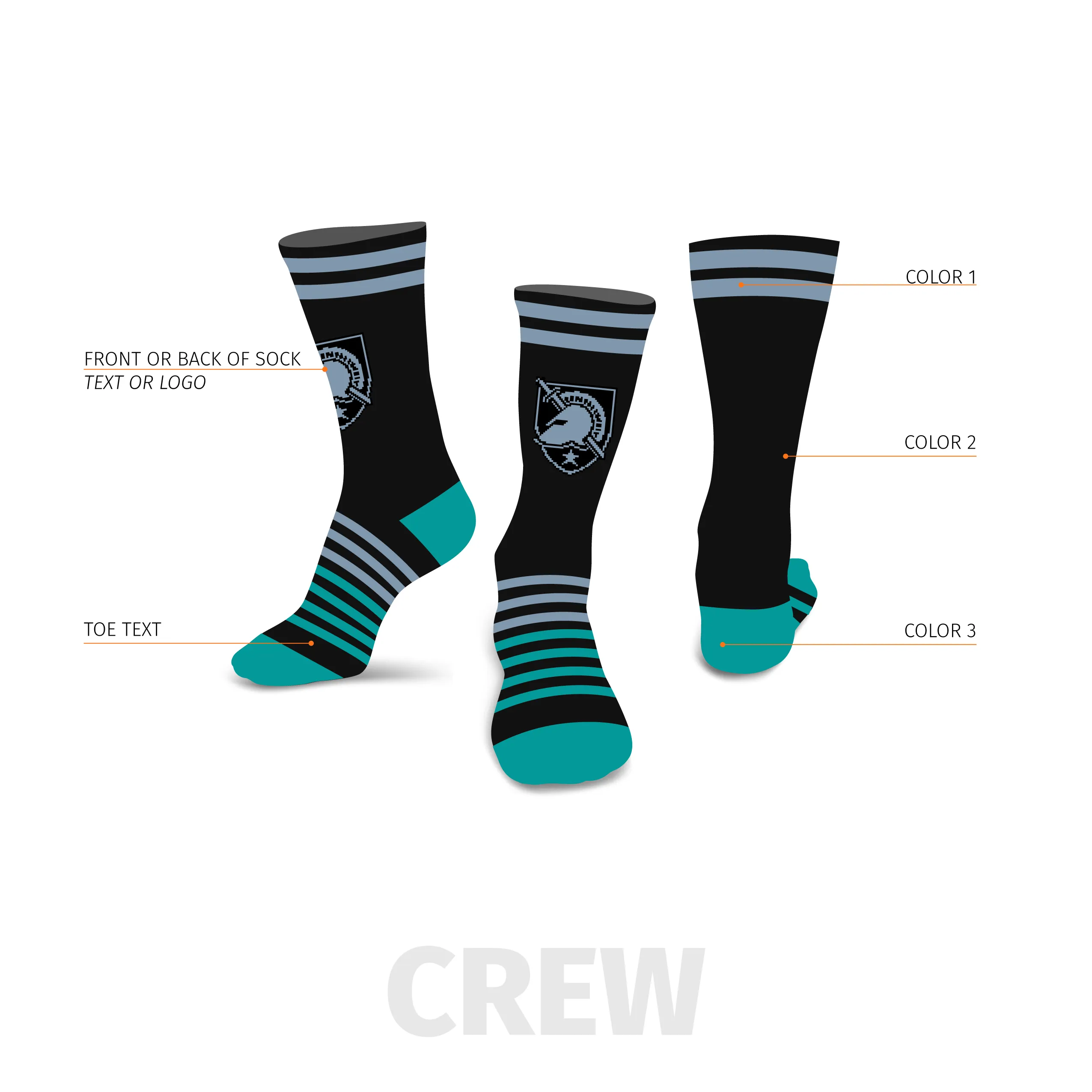 Argo Custom Crew Sock