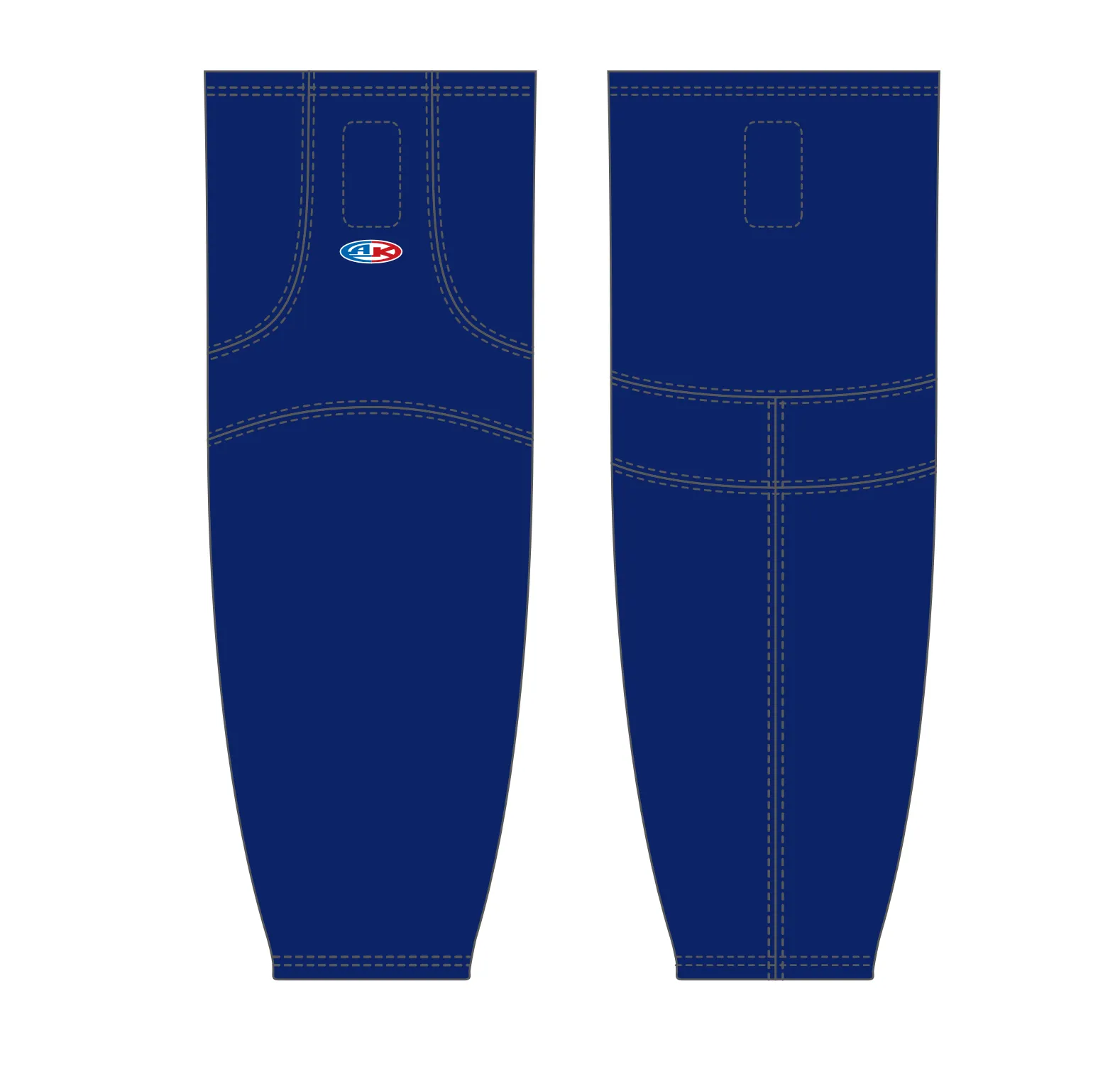 Athletic Knit (AK) HS1100-004 Navy Mesh Ice Hockey Socks