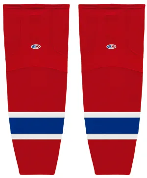 Athletic Knit (AK) HS2100-308 Edmonton Oil Kings Red Mesh Ice Hockey Socks