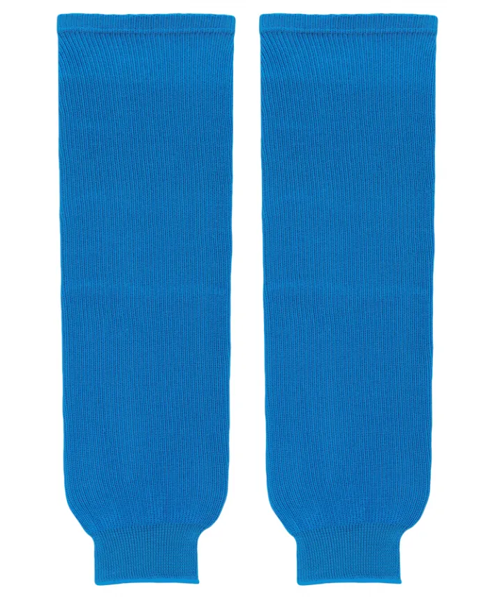 Athletic Knit (AK) HS630 Pro Blue Knit Ice Hockey Socks