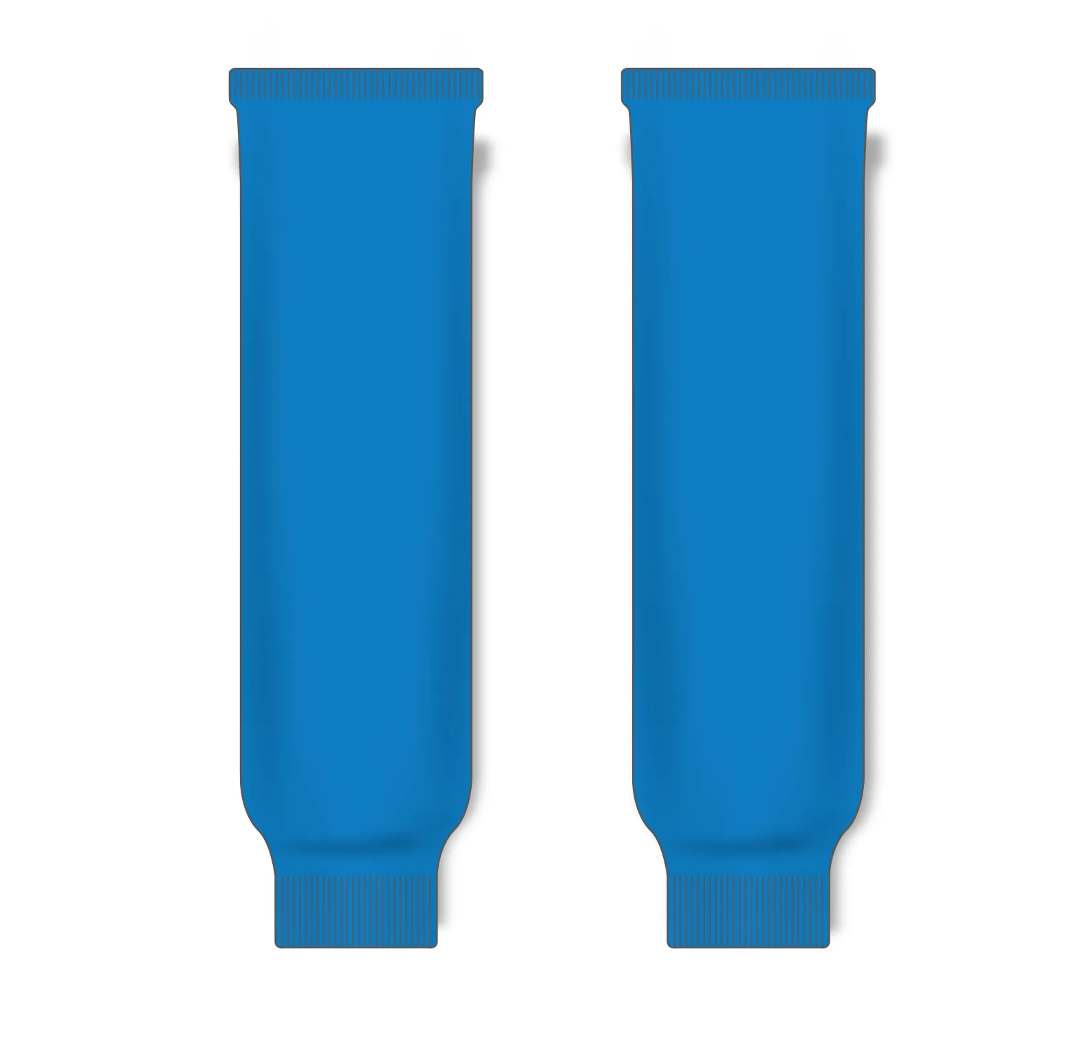 Athletic Knit (AK) HS630 Pro Blue Knit Ice Hockey Socks
