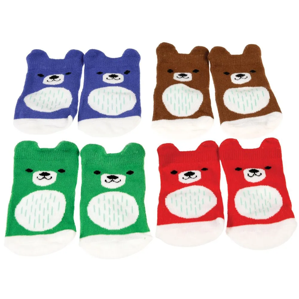 Baby socks 4 Pairs – Bear