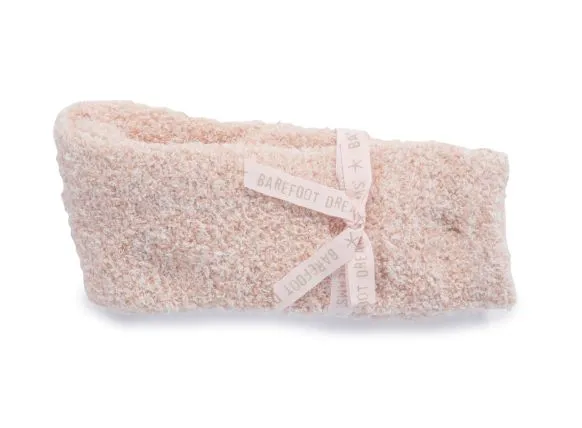 Barefoot Dreams - Cozychic Women's Heathered Socks in Dusty Rose-White