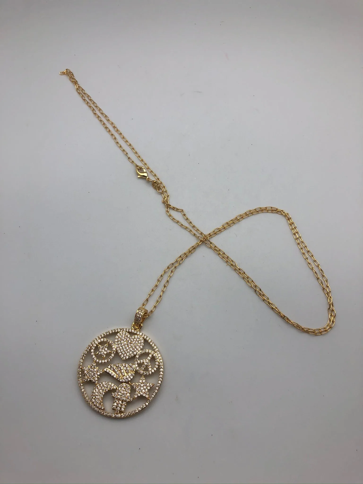 Bhakti Panda Love, Peace and Protection Charm Necklace