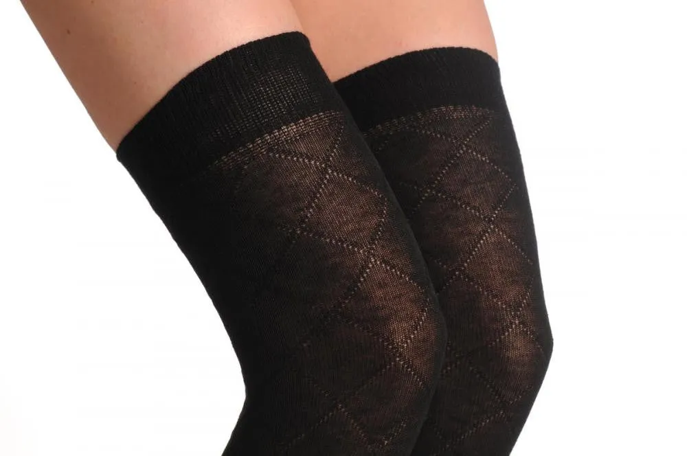 Black With Semi Transparent Rombs