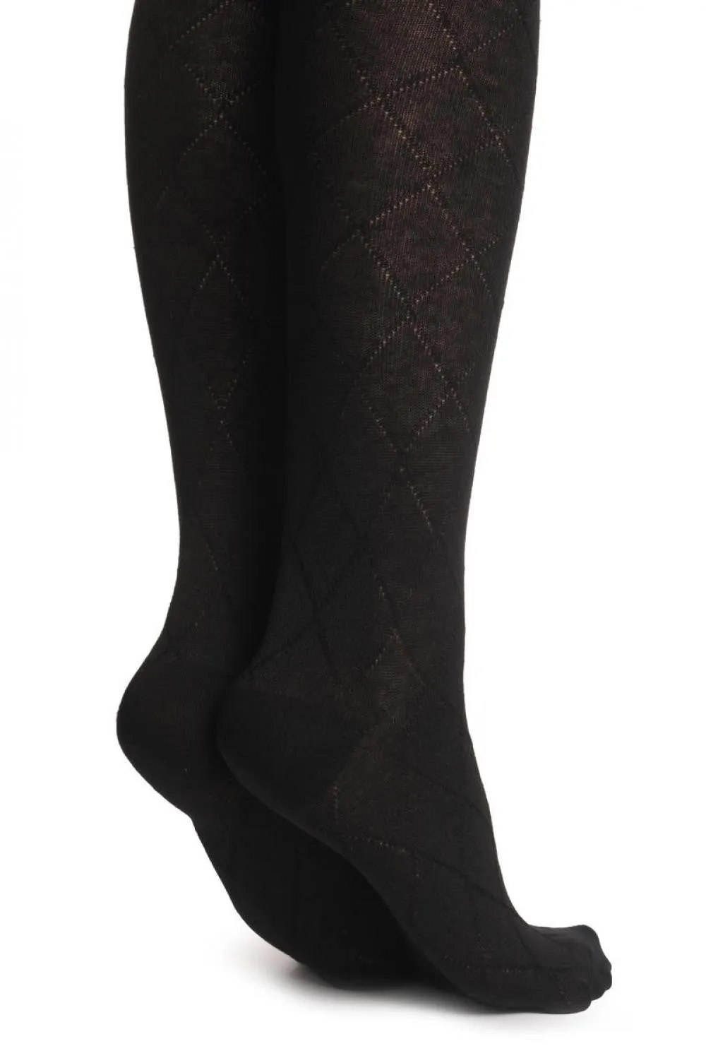 Black With Semi Transparent Rombs