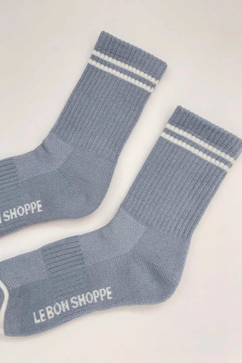 Boyfriend Socks (Blue Grey)