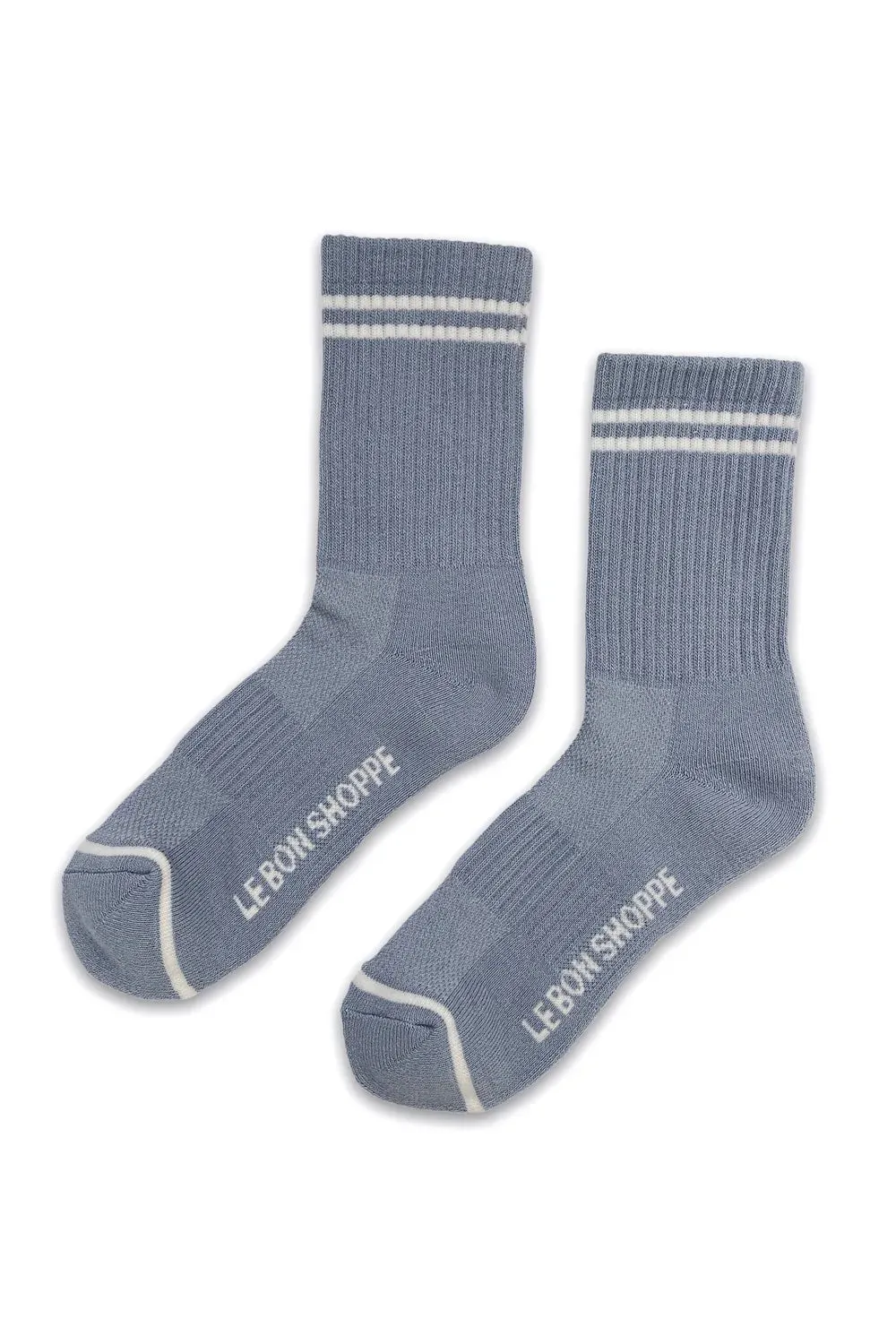 Boyfriend Socks (Blue Grey)