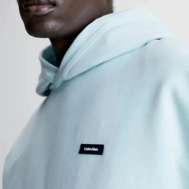 Calvin Klein Micro Logo Hoodie Ghost Glacier
