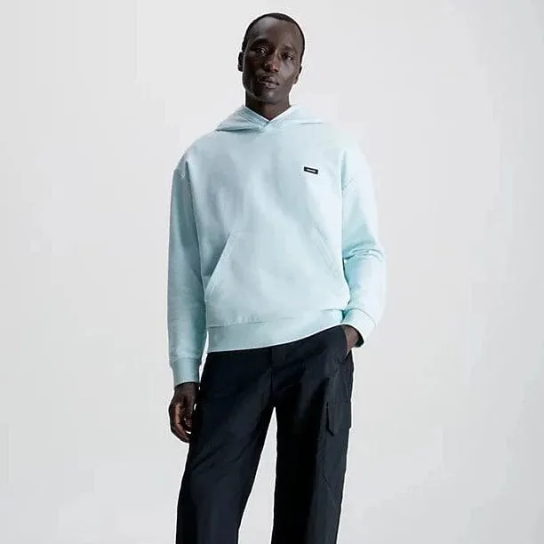 Calvin Klein Micro Logo Hoodie Ghost Glacier