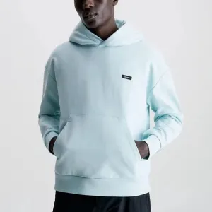 Calvin Klein Micro Logo Hoodie Ghost Glacier