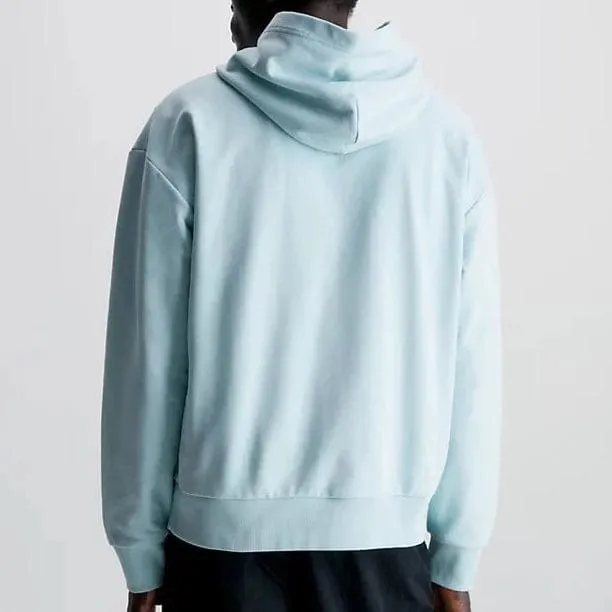 Calvin Klein Micro Logo Hoodie Ghost Glacier