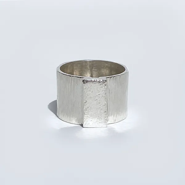 Carol Collection - Sterling Silver Wide Band Ring Designs (multiple styles)