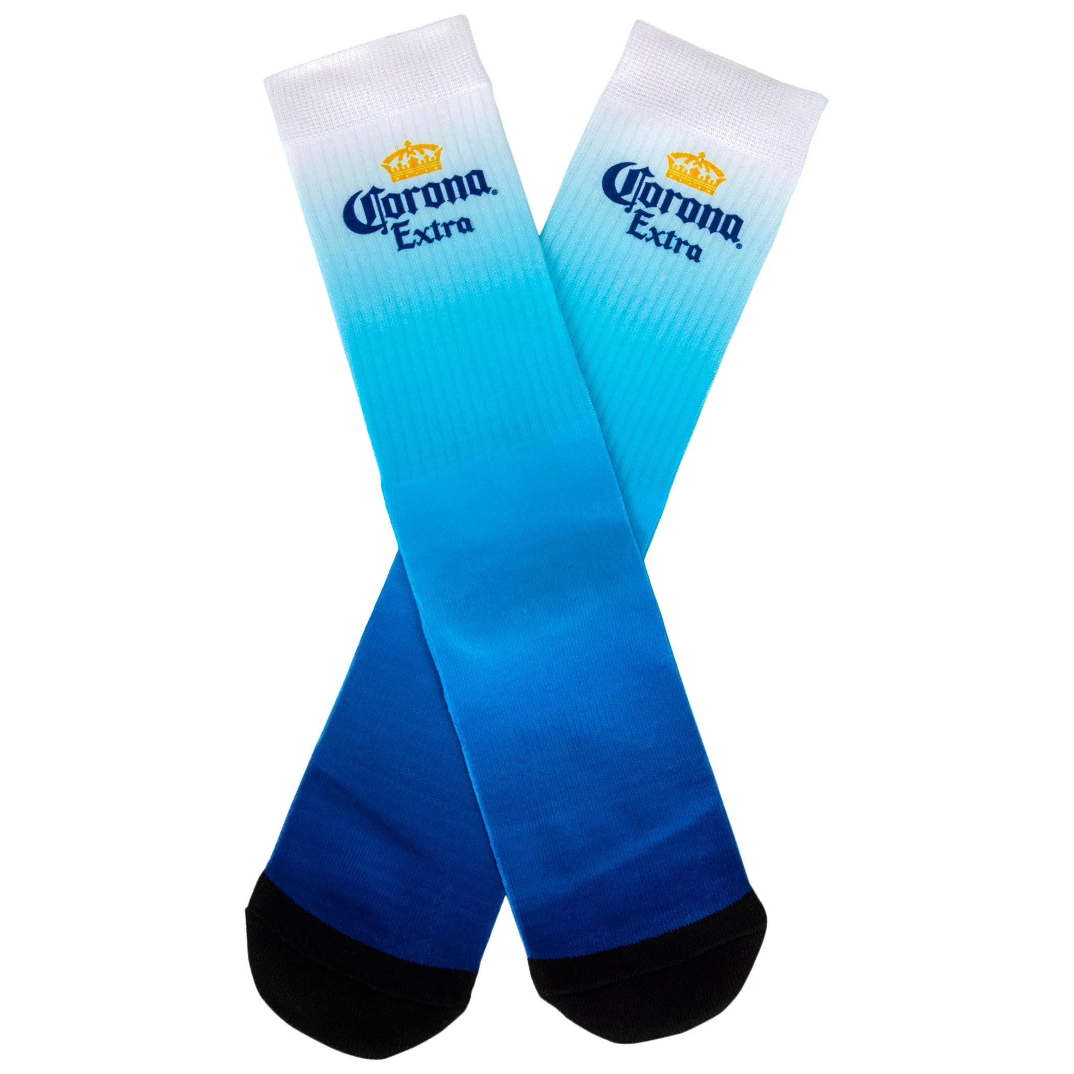 Corona Extra Blue Ombre Crew Socks
