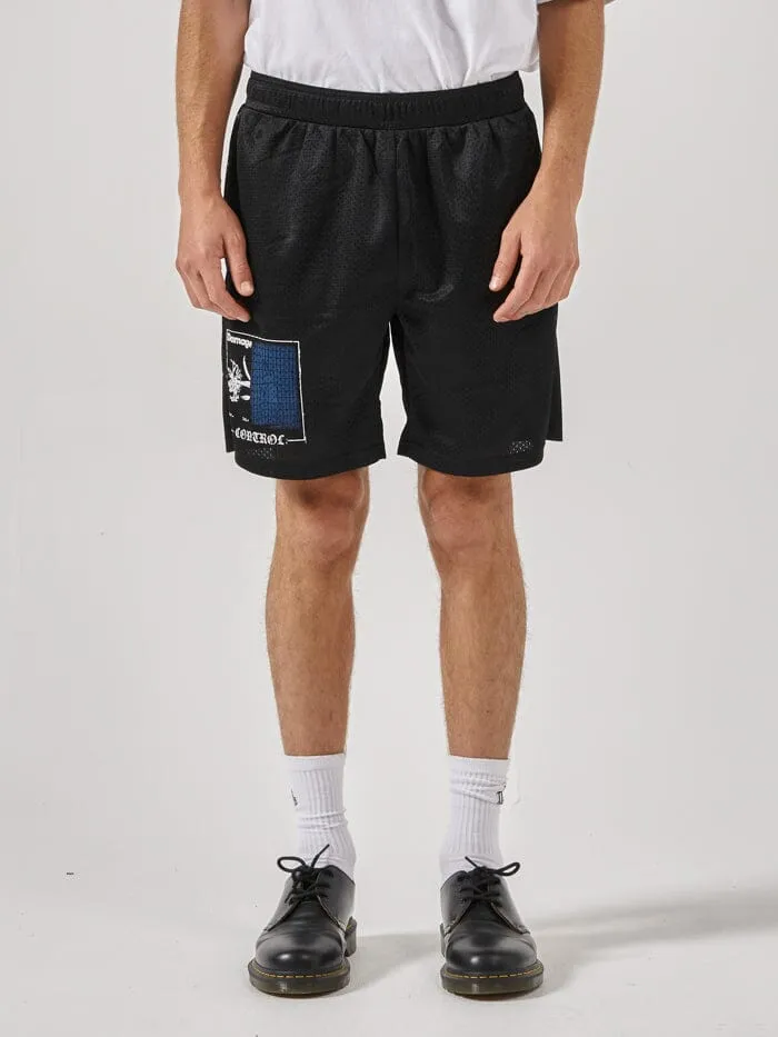 Damage Control Mesh Short - Black