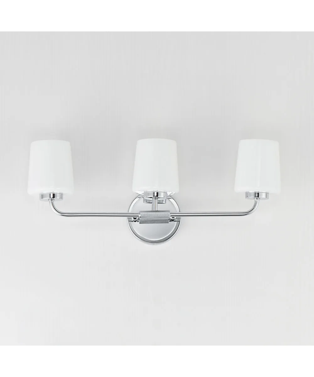 Durham 3-Light Bath Vanity Polished Chrome