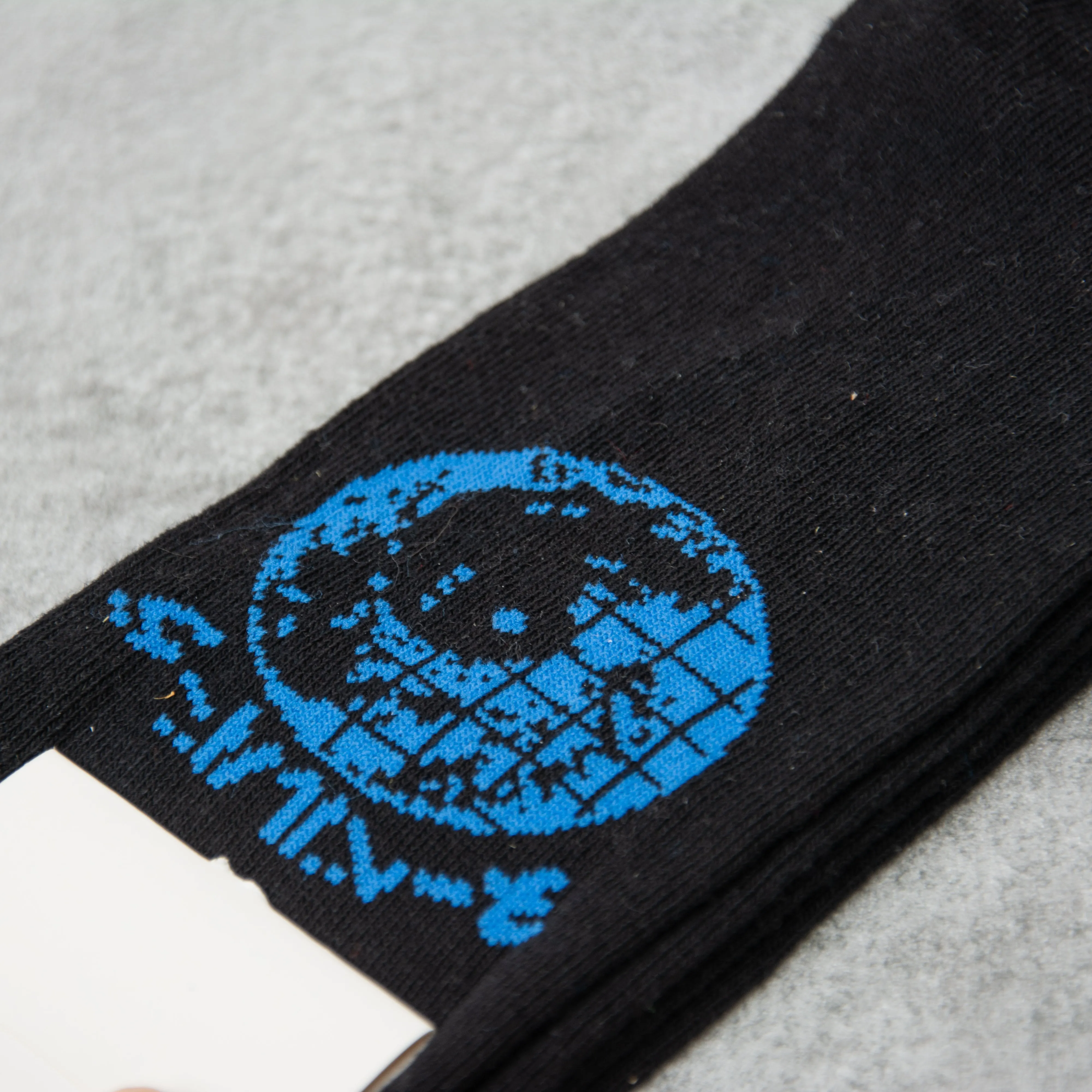 Edwin x Democratique Nuberu Bagu Socks - Black / Dusty Blue
