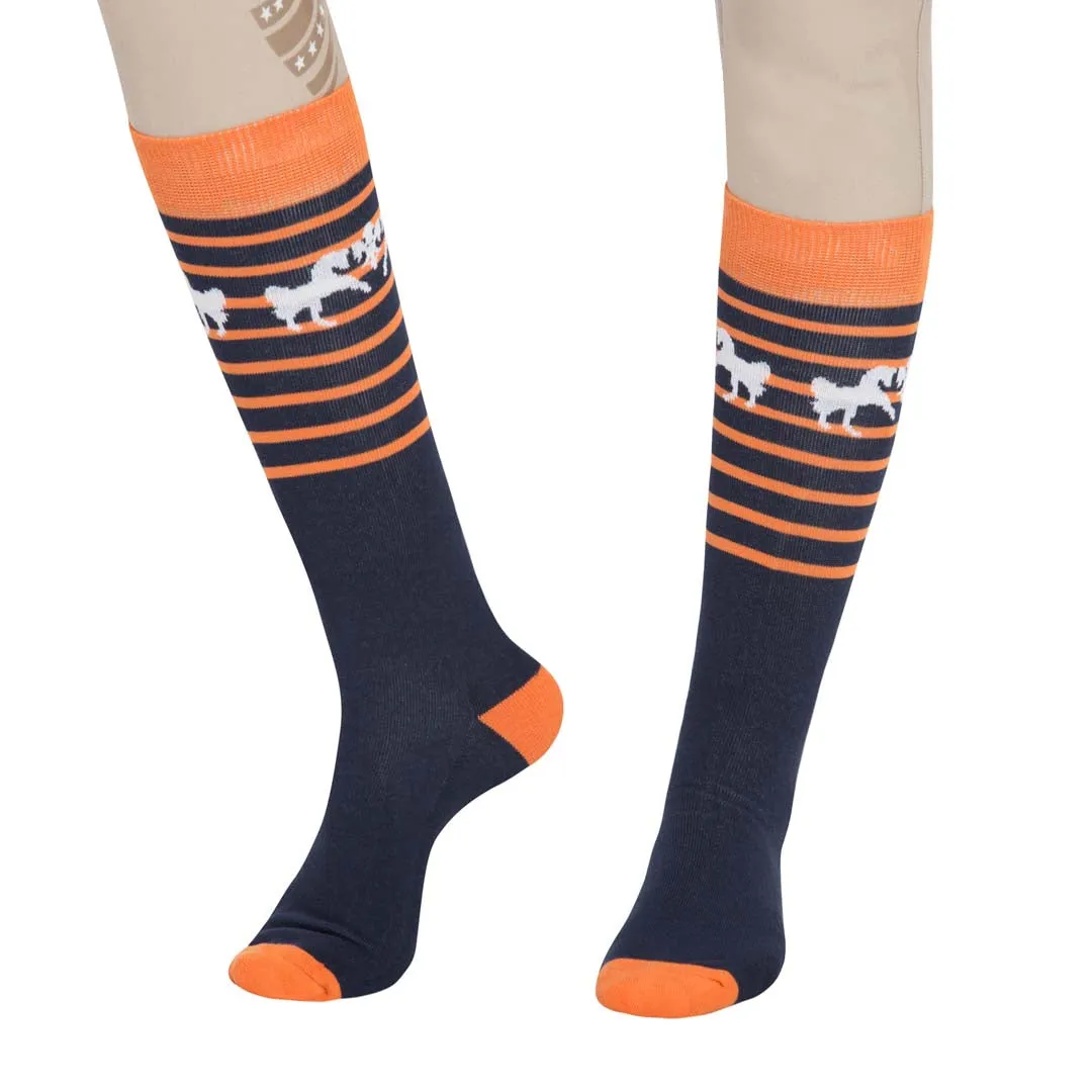 Equine Couture Sam Unisex Knee Hi Socks - 3 Pack