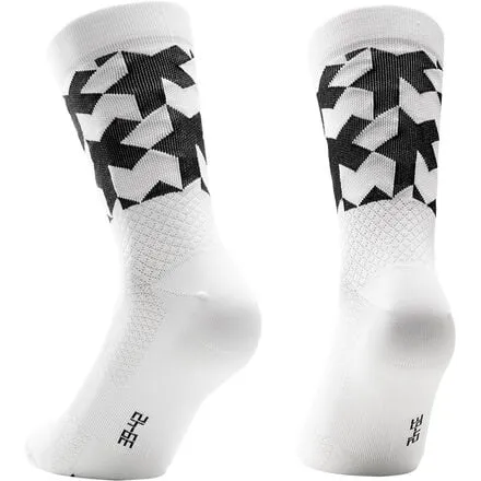 EVO Assos Monogram Socks, Holy White