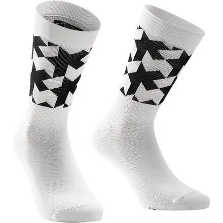 EVO Assos Monogram Socks, Holy White