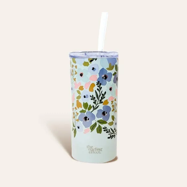 Floral Skinny Tumbler ~ Various Styles