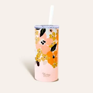 Floral Skinny Tumbler ~ Various Styles