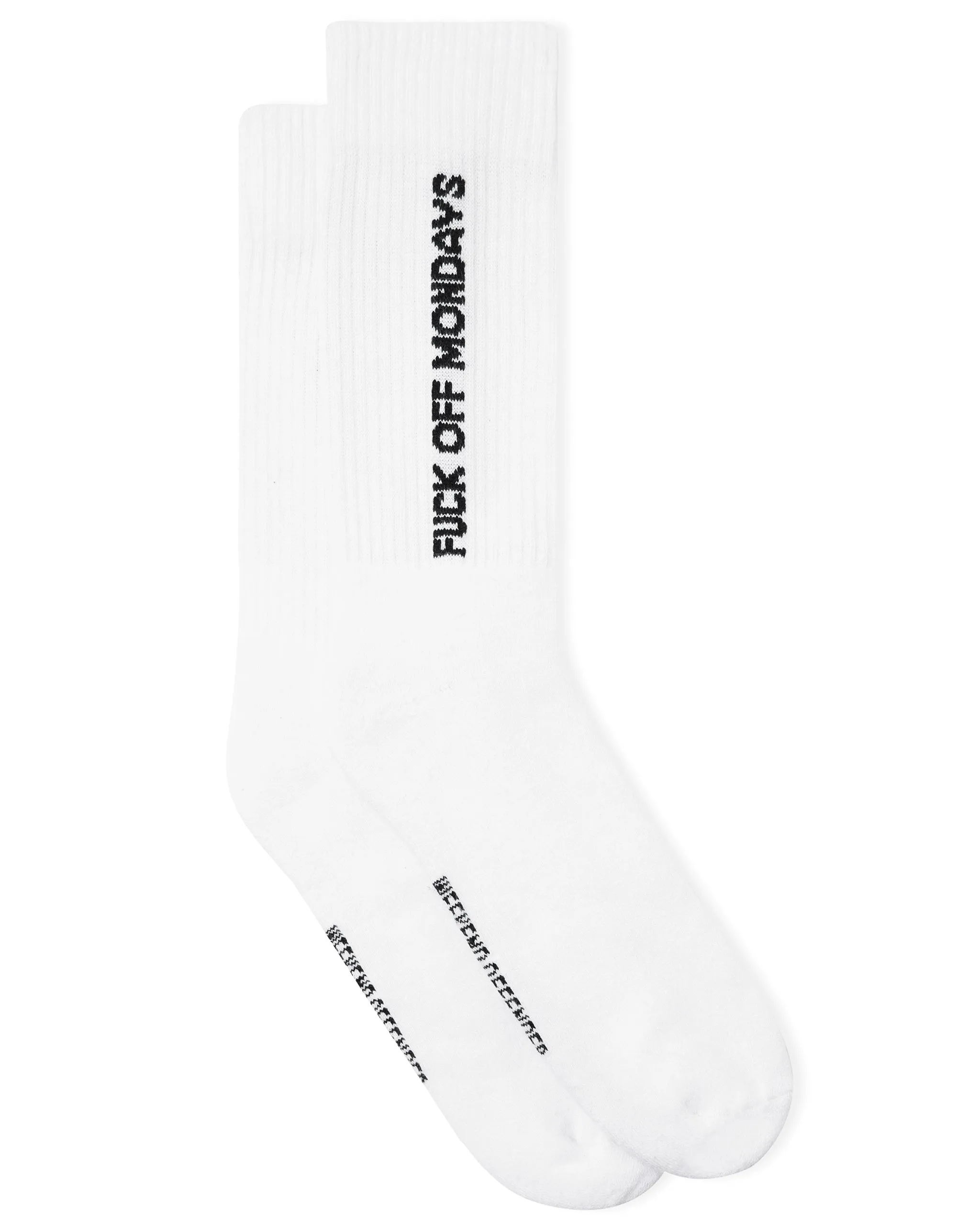 FO Mondays Sports Socks White (3 PAIR PACK)