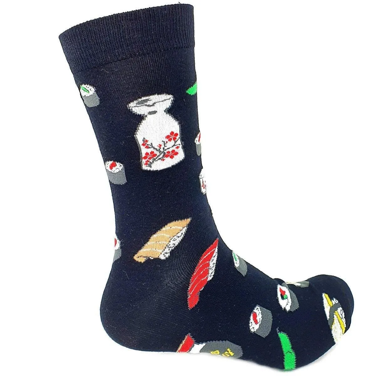 Food Socks Sushi & Sake | Black