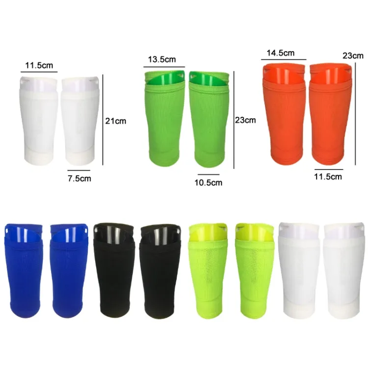 Football Shin Pads   Socks Sports Protective Equipment, Color: White (L)