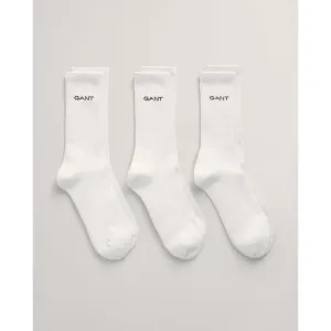 GANT 3 Pack Sports Socks White 9960262