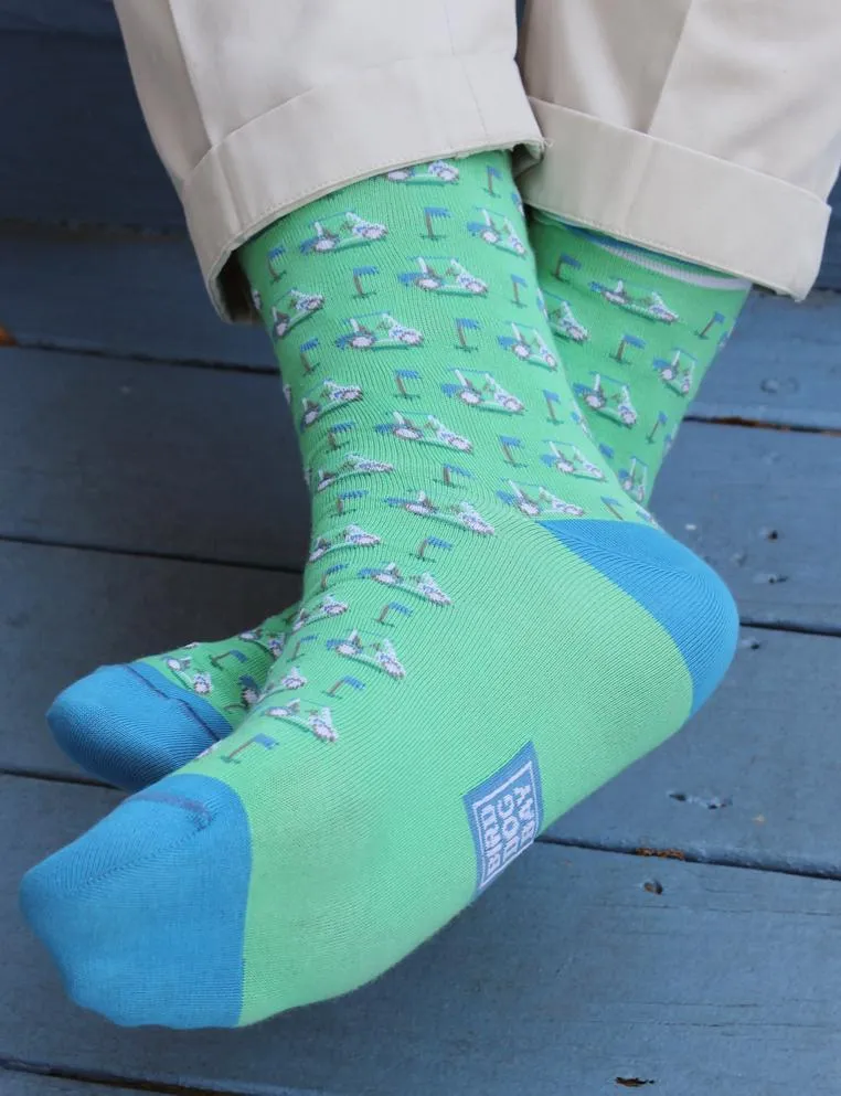 Greens Fee: Socks - Light Blue