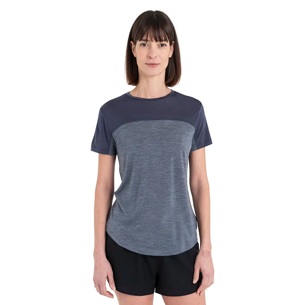 Icebreaker Women's Merino 125 Cool-Lite Sphere III Short Sleeve Tee Colour Block