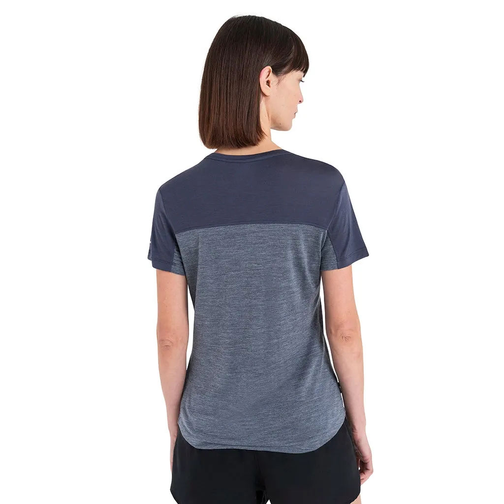 Icebreaker Women's Merino 125 Cool-Lite Sphere III Short Sleeve Tee Colour Block