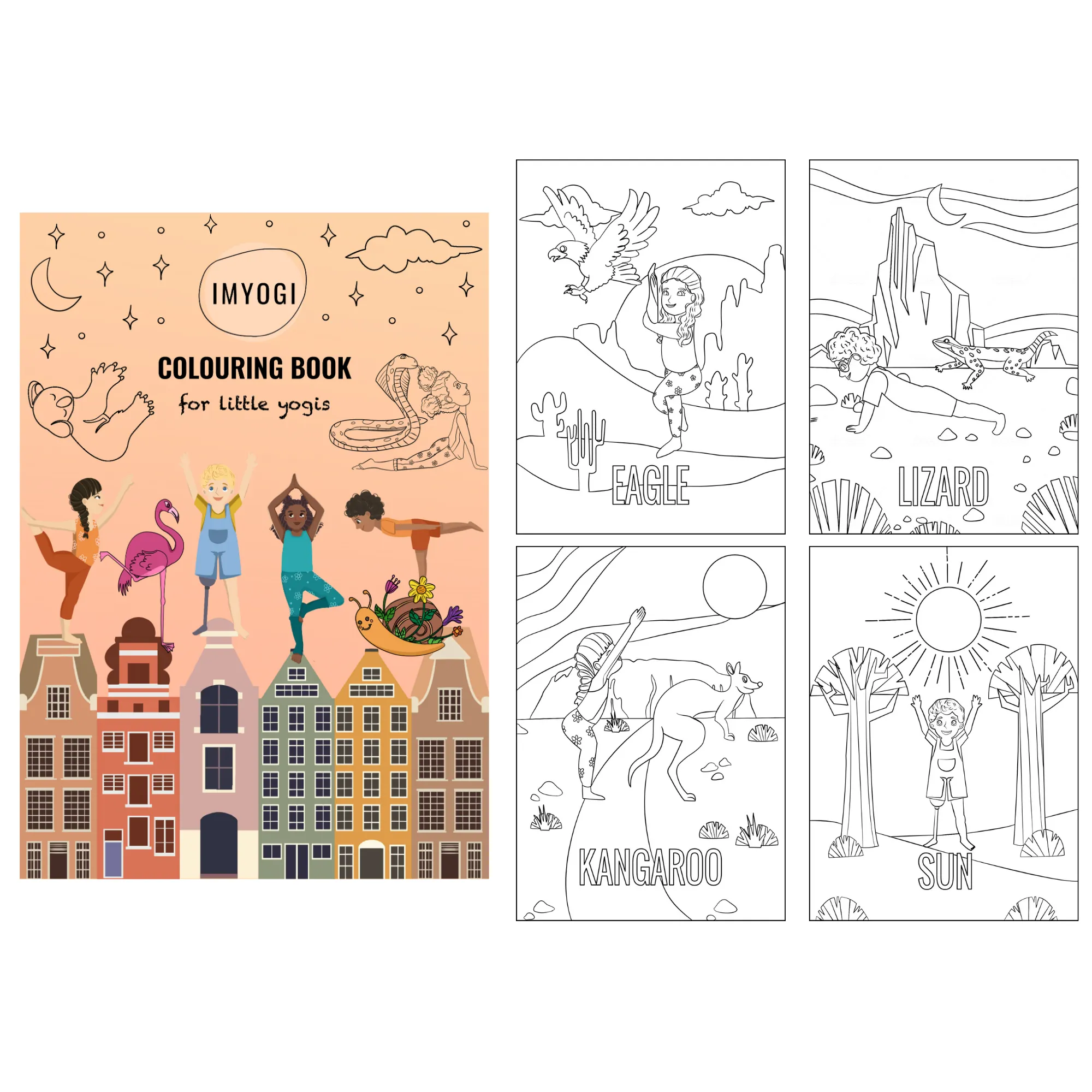IMYOGI Coloring Book