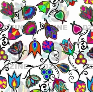 Indigenous Paisley - White Satin