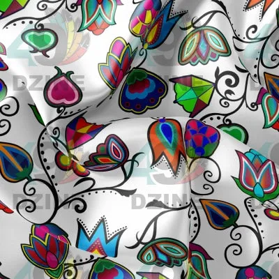 Indigenous Paisley - White Satin