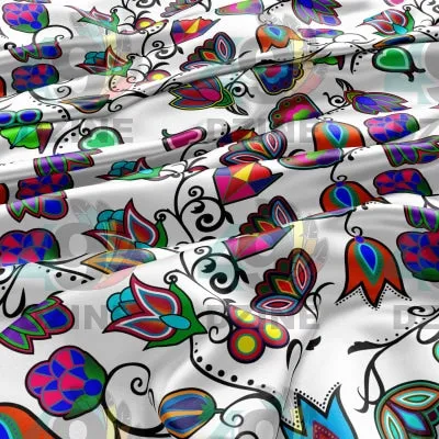 Indigenous Paisley - White Satin