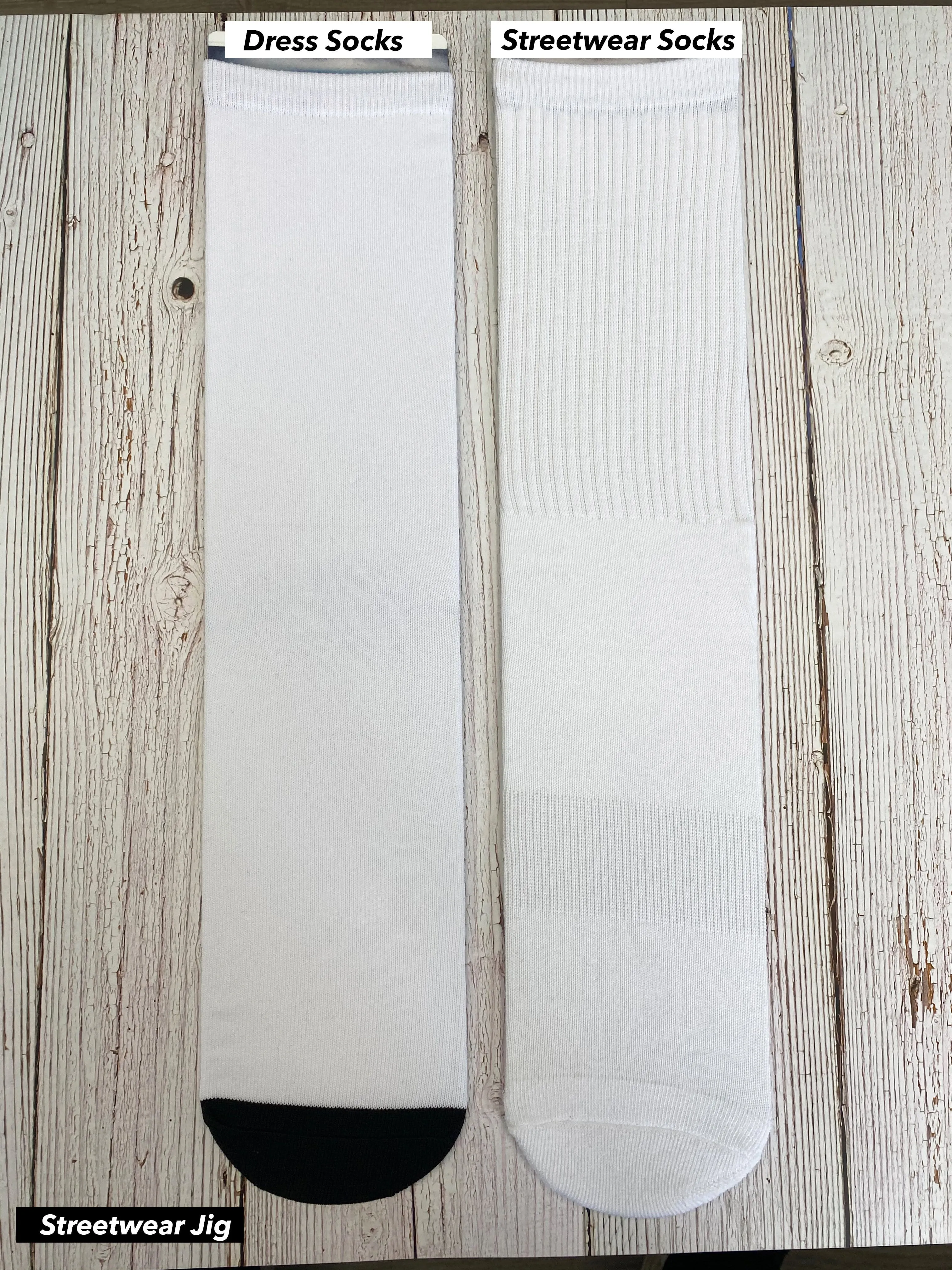 Inserts/Jigs for Streetwear and Dress Socks