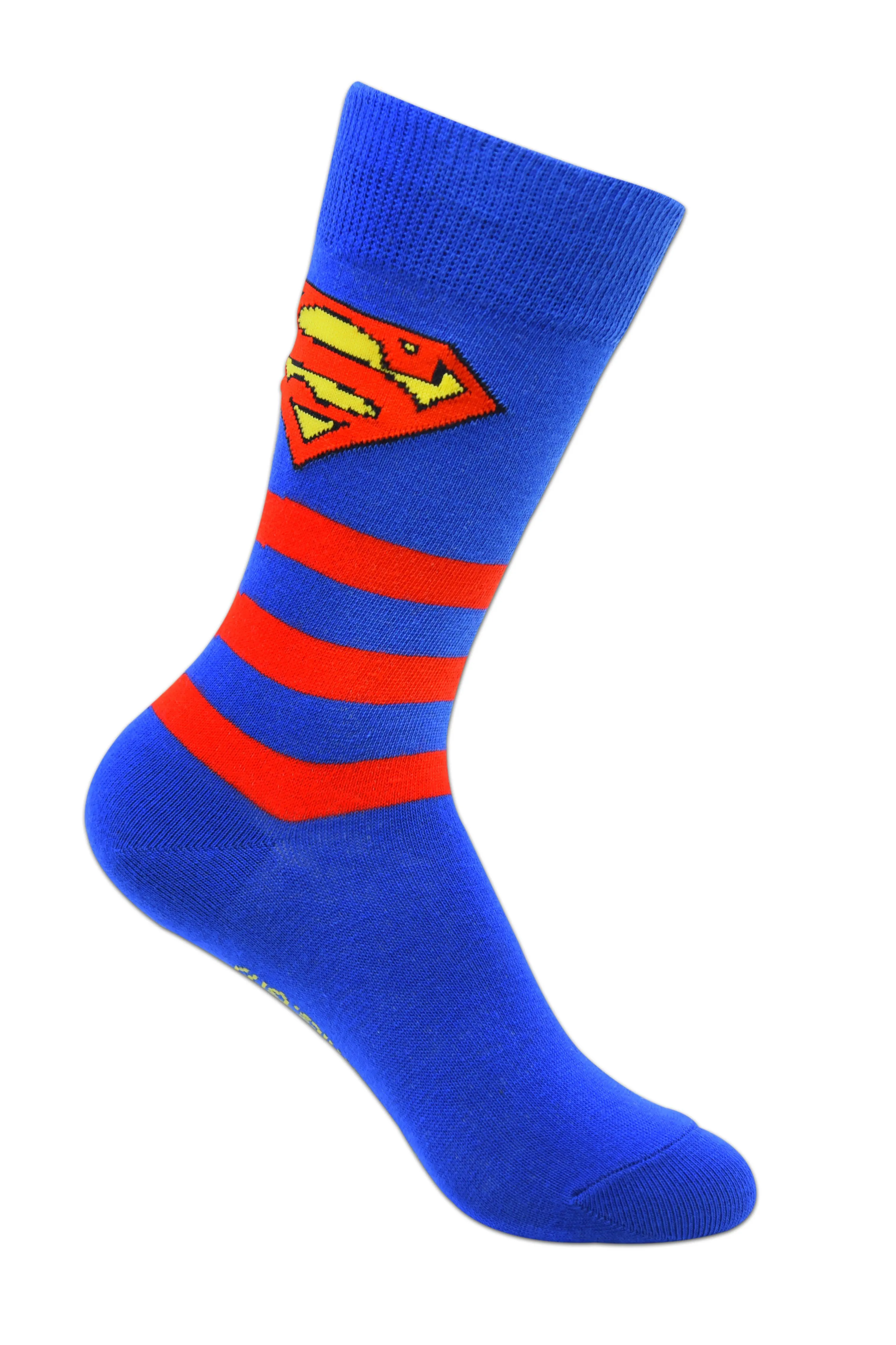 Justice League By Balenzia Crew Socks for Kids (Pack of 3 Pairs/1U)