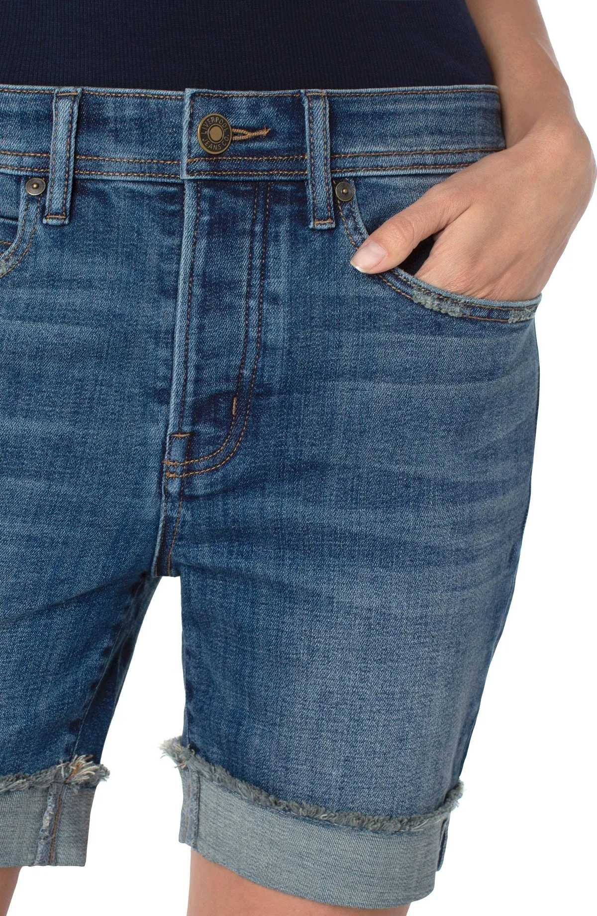 Keeper Fray Cuff Short