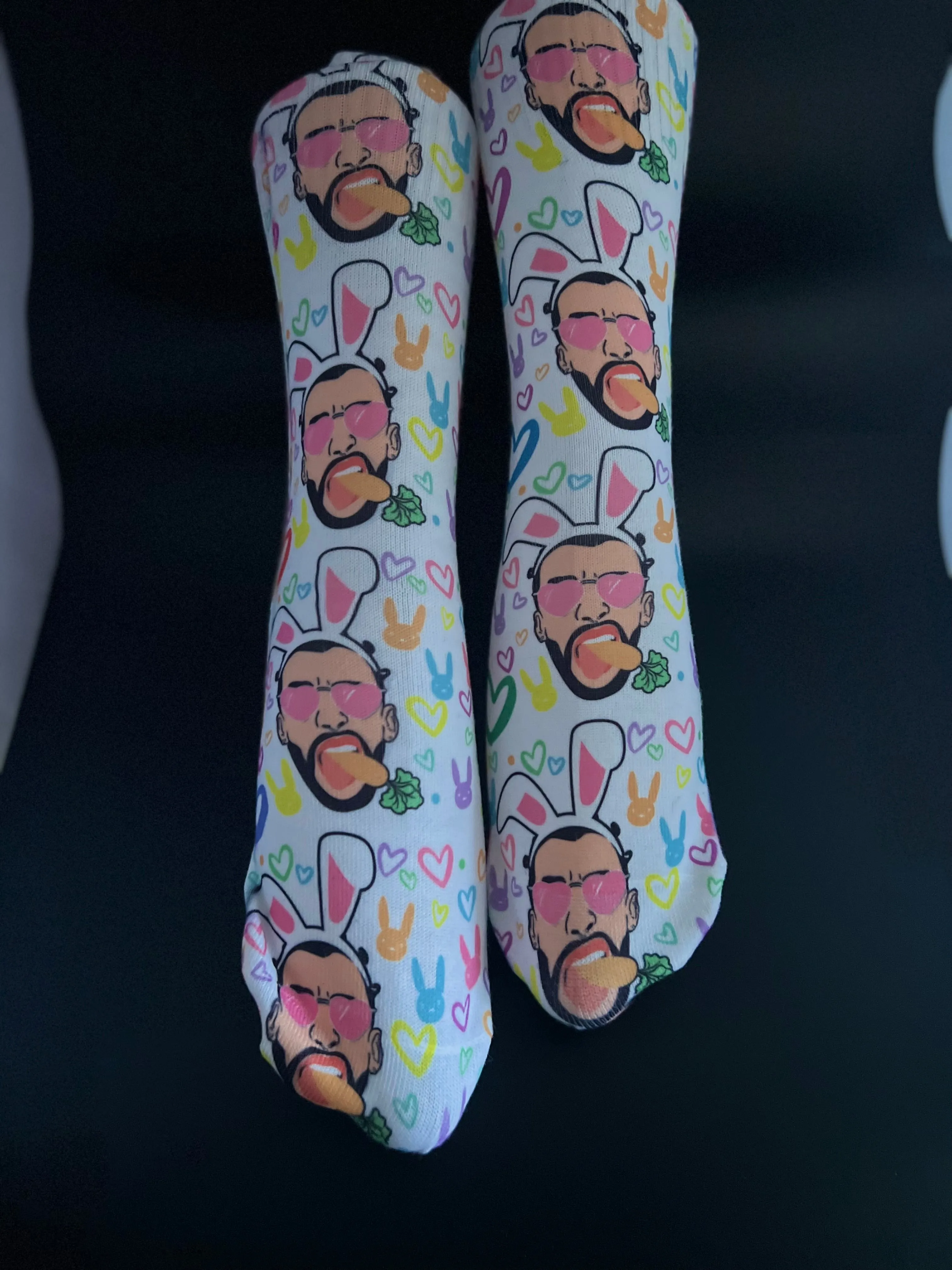 Latin Easter bunny/ Latina socks/ mexican theme