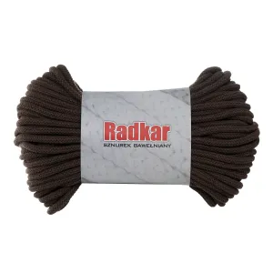 Light brown 750 Braided cotton cord 7mm