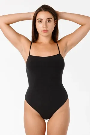 Los Angeles Apparel - B100CF - Spaghetti Bodysuite